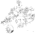 Page J Diagram and Parts List for 135D614G401 1995 Yard Man Lawn Tractor